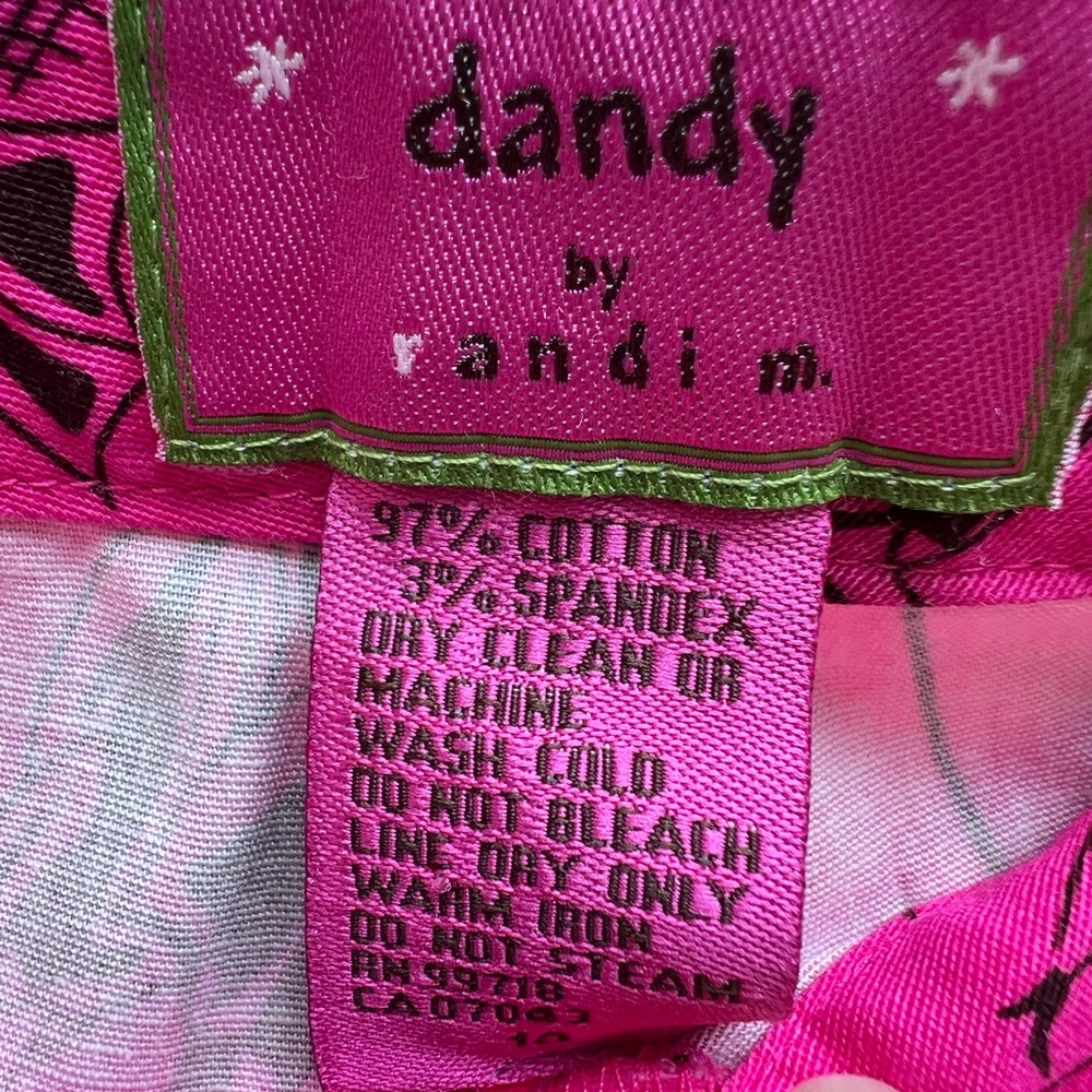DANDY BY RANDI M Hot Pink and Black Umbrella Pants Women’s 14 - Picture 7 of 9